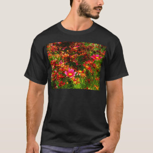 Vild av Daisy för Bright rosa och gult Tee Shirt