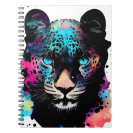 Vild av leopard: målning av animaliska Färg Art Anteckningsbok