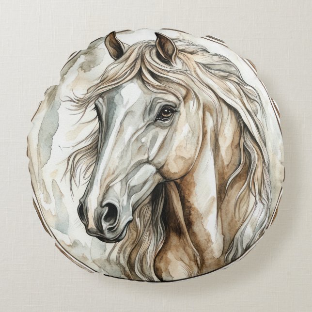 Vild av namn och tidslös samling rund kudde (Framsidan)