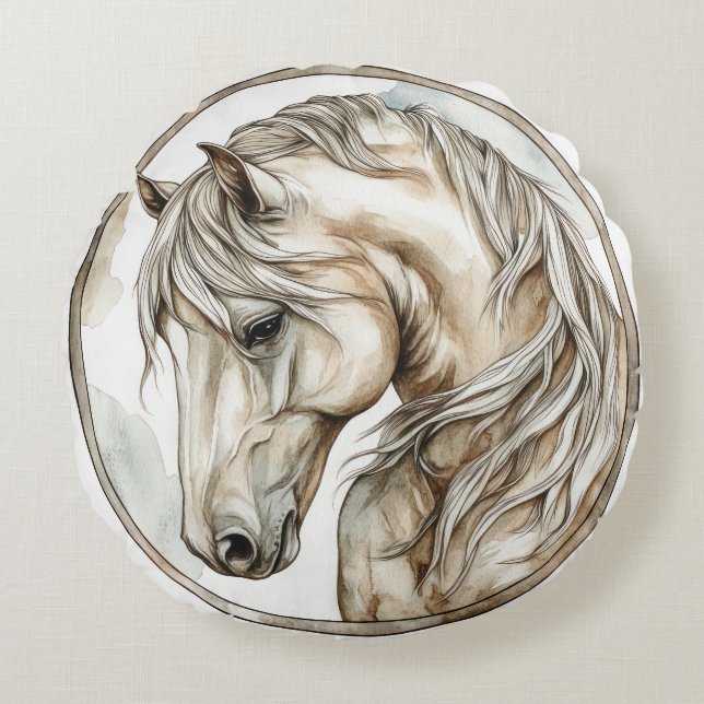 Vild av namn och tidslös samling rund kudde (Framsidan)