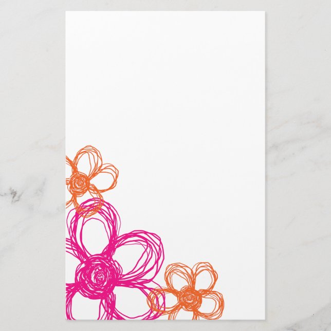 Vild av Orange och Rosa Brevpapper (Framsida)
