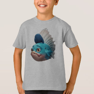 Vild av roligt Fiske Hair Art T Shirt