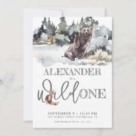 Vild av skog en inbjudan på första födelsedagen