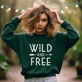 Vild av skoglig Grönt och gratis T Shirt