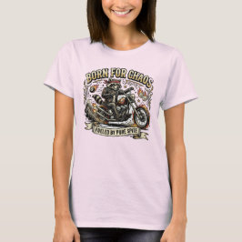 Vild äventyrsberättelse om en motorcykeltjuv racoo t shirt