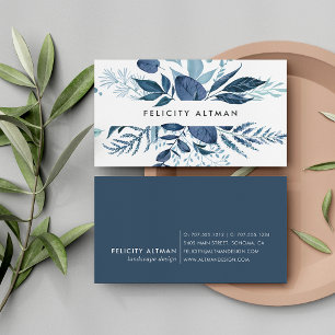 Vild Azure Botaniskt Visitkort