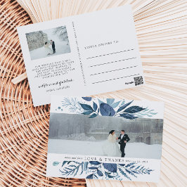 Vild Azure | Bröllop Photo Tack Vykort