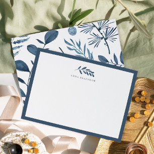 Vild Azure Personlig Stationery - vanligt kort