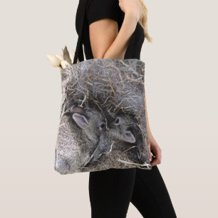 Vild Baby Bunnies Tote Bag Tygkasse