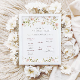 Vild Baby: Första födelsedag: Undertecknande Poster