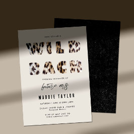 Vild Bach Leopard Future Bachelorette Party Inbjudningar