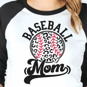 Vild Baseball Mamma Leopard Tee