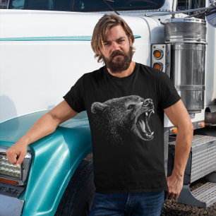 Vild Bear Graphic T Shirt
