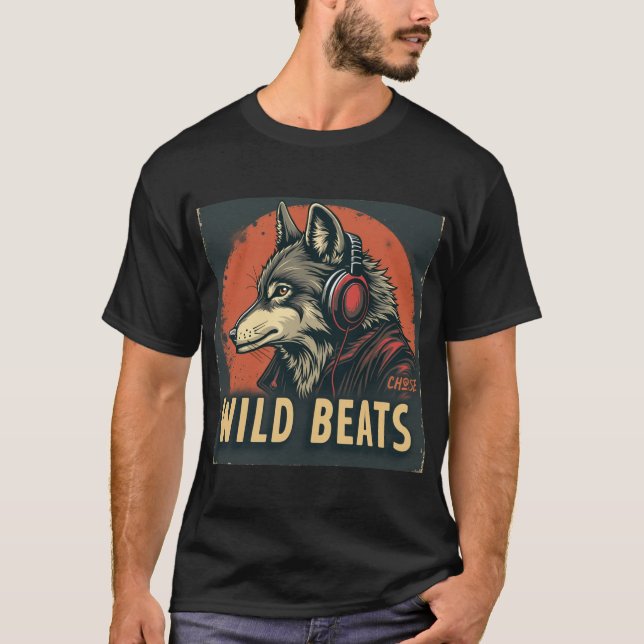 Vild Beats - Rhythmic Äventyr T Shirt (Framsida)