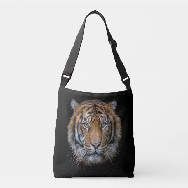 Vild Bengal Tiger ansikte Axelväska (Framsida)