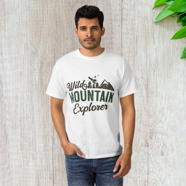 Vild Bergsutforskare T Shirt (Skapare uppladdad)