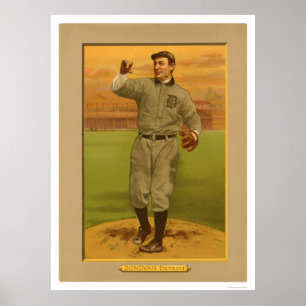 Vild Bill Donovan Tigers Baseball 1911 Poster
