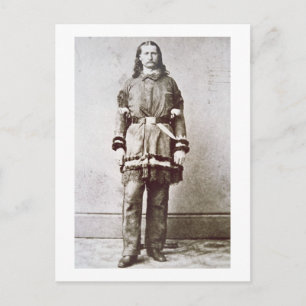 "Vild Bill" Hickok (1837-76) (b/w bild) Vykort