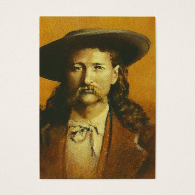 Vild Bill Hickok ACEO-Affärskort Visitkort (Framsidan)