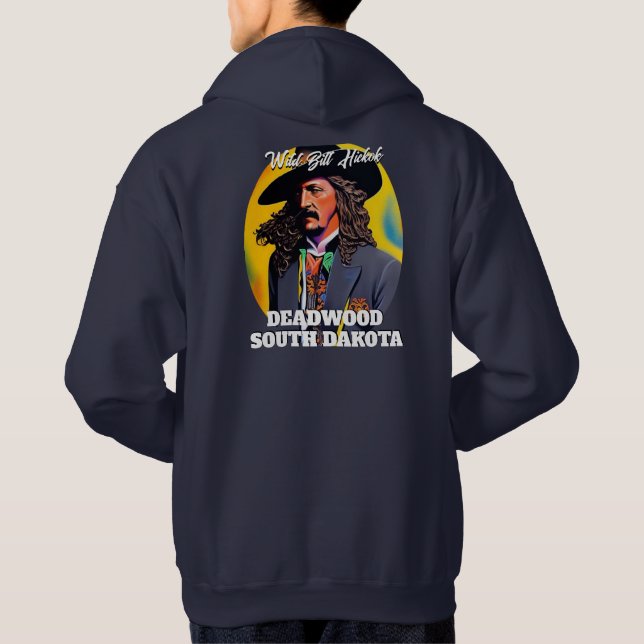 Vild Bill Hickok Deadwood Hoodie (Baksida)