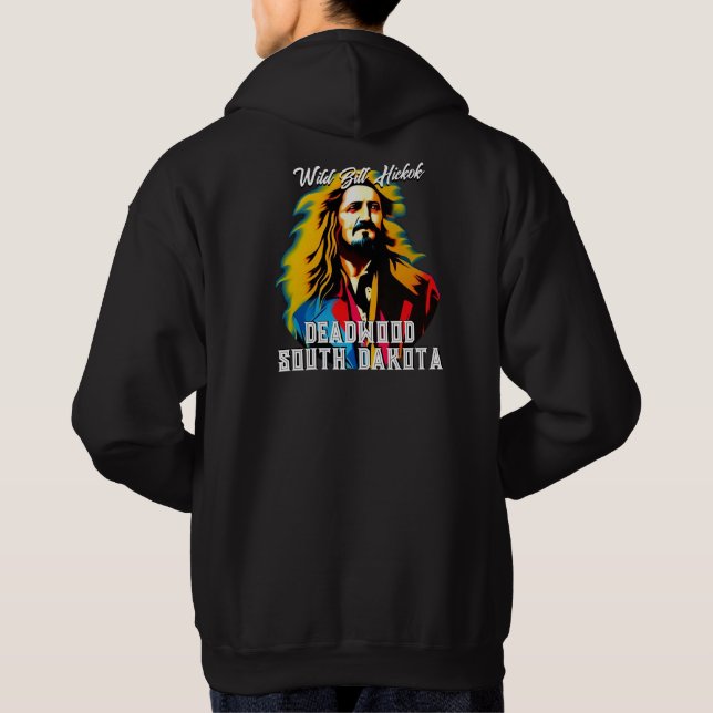 Vild Bill Hickok Deadwood Hoodie (Baksida)