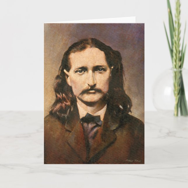 Vild Bill Hickok Hälsning Card Kort (Framsida)