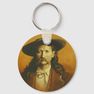 Vild Bill Hickok Illustration Nyckelring