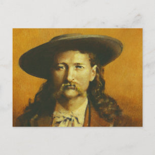 Vild Bill Hickok Illustration Vykort