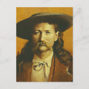 Vild Bill Hickok Illustration Vykort