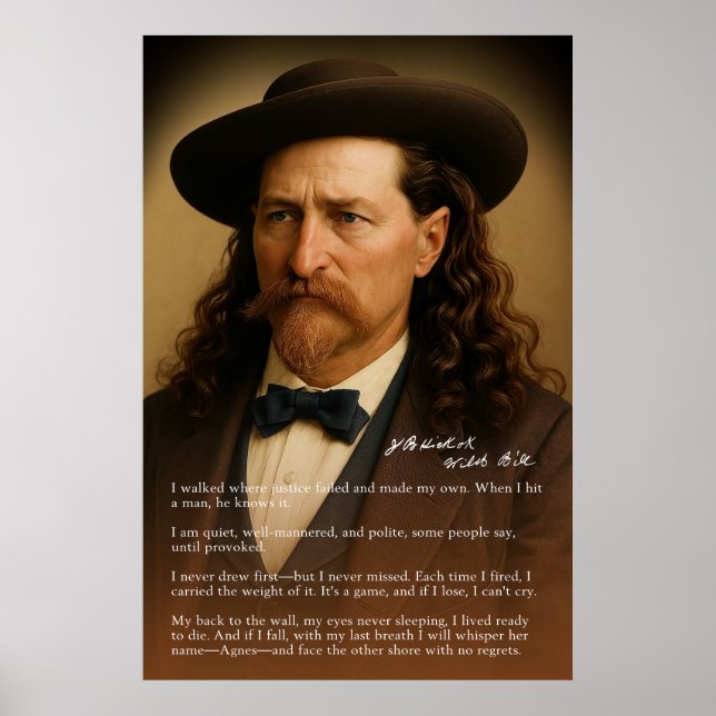 Vild Bill Hickok - Mannen bakom legend Poster (Framsidan)