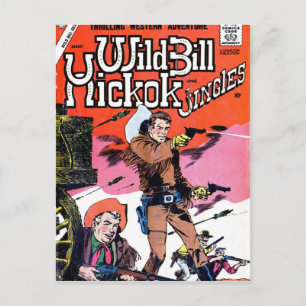 Vild Bill Hickok Tecknad Vykort