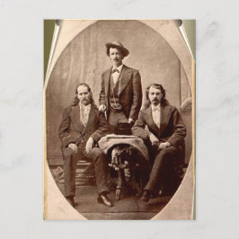 Vild Bill Hickok - Texas Jack - Buffalo Bill Vykort