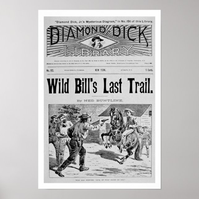 Vild Bill's Last Trail, Ned Bun Poster (Framsidan)