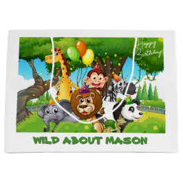 Vild Birthday Personlig Jungle-tema Gift Bag