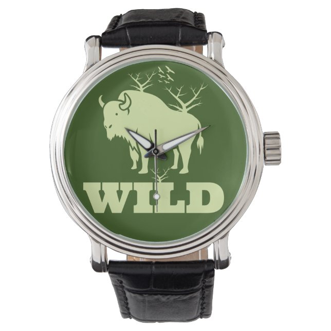 Vild Bison Armbandsur (Framsida)