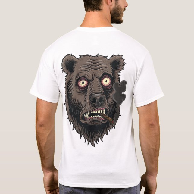 Vild Björn Rökig Aura T Shirt (Baksida)