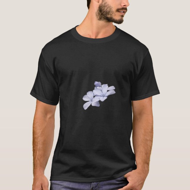Vild Blåa blommor Natur Tee (Framsida)