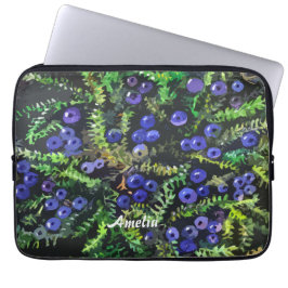 Vild blåbär laptop fodral