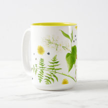 vild blomma mugg