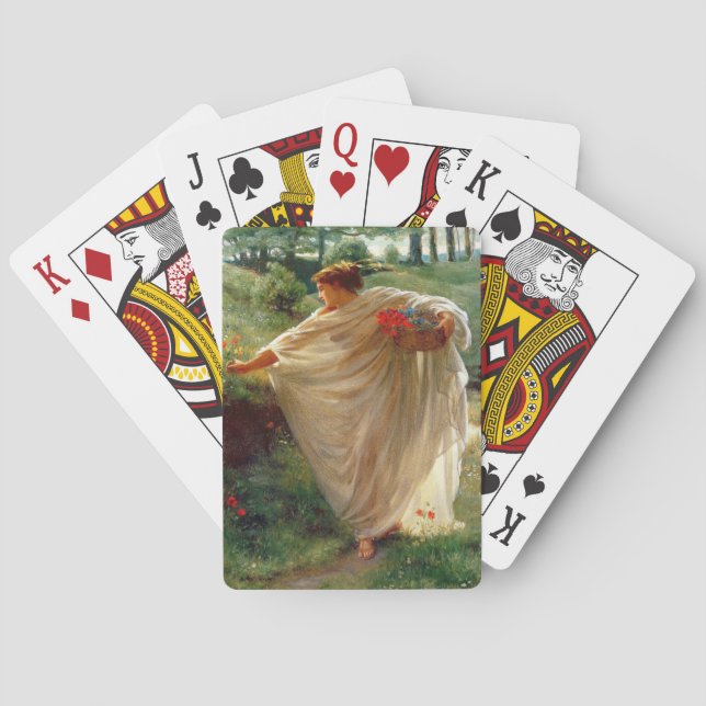 Vild Blommar (av Edward Poynter) Casinokort (Baksidan)