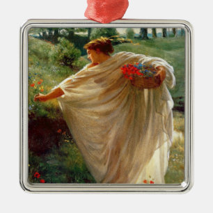 Vild Blommar (av Edward Poynter) Julgransprydnad Metall