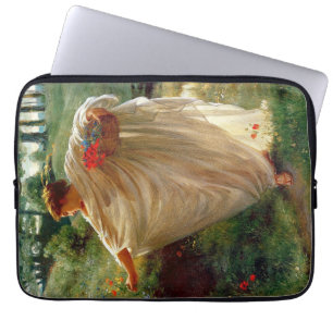 Vild Blommar (av Edward Poynter) Laptop Fodral