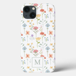 Vild Blommönster Monogram