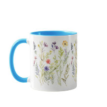 Vild blommor. Fin visning