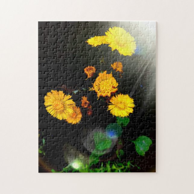 Vild blommor i solljus pussel (Vertikal)