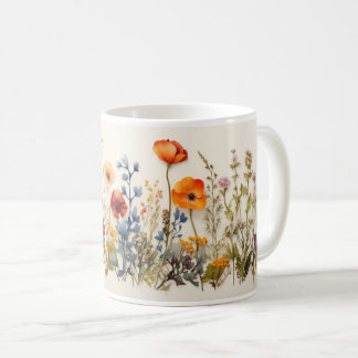 Vild blommor kaffemugg