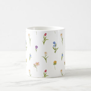 Vild blommor kaffemugg