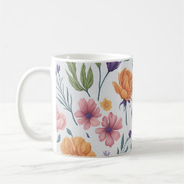 Vild Blommor mönster Kaffemugg