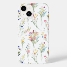 Vild blomster akvarell blommönster