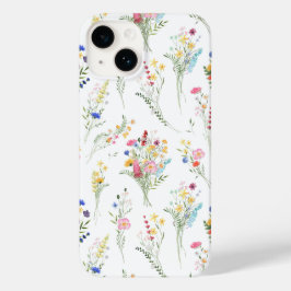Vild blomster akvarell blommönster